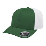 Cap America Flexfit 110® Premium Trucker Cap i8502 Dark Green/White Standard Caps