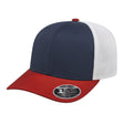 Cap America Flexfit 110® Premium Trucker Cap i8502 Navy/Red/White Standard Caps