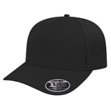 Cap America Flexfit 110® Ribbed Tri - Blend Trucker Cap i8525 Black Standard