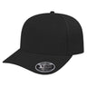 Cap America Flexfit 110® Ribbed Tri - Blend Trucker Cap i8525 Black Standard