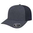 Cap America Flexfit 110® Ribbed Tri - Blend Trucker Cap i8525 Heather Navy/Navy Standard