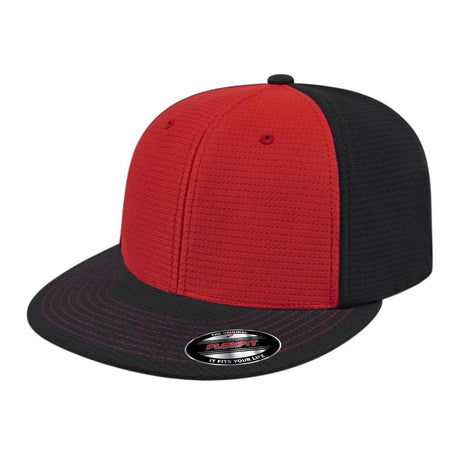 Cap America Flexfit® Aerated Performance Cap i8508 Red/Black S/M Caps