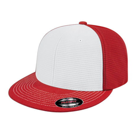 Cap America Flexfit® Aerated Performance Cap i8508 White/Red L/XL Caps