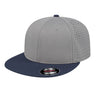 Cap America Flexfit® Perforated Performance Cap i8503 Silver/Navy L/XL Caps
