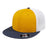 Cap America Flexfit® Performance Trucker Cap i8501 Athletic Gold/Navy/White S/M Caps