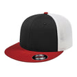 Cap America Flexfit® Performance Trucker Cap i8501 Black/Red/White XS Caps