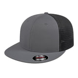 Cap America Flexfit® Performance Trucker Cap i8501 Graphite/Black XXL Caps