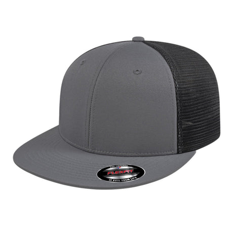 Cap America Flexfit® Performance Trucker Cap i8501 Graphite/Black XXL Caps