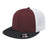 Cap America Flexfit® Performance Trucker Cap i8501 Maroon/Black/White XS Caps