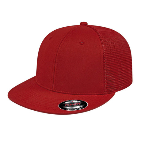 Cap America Flexfit® Performance Trucker Cap i8501 Red L/XL Caps