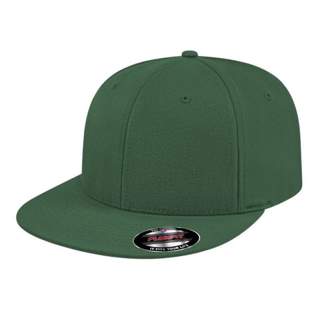 Cap America Flexfit® Wool Blend Performance Cap i8504 Dark Green L/XL Caps