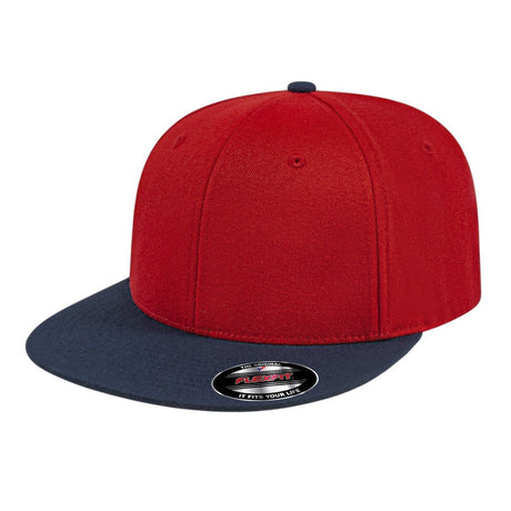 Cap America Flexfit® Wool Blend Performance Cap i8504 Red/Navy L/XL Caps