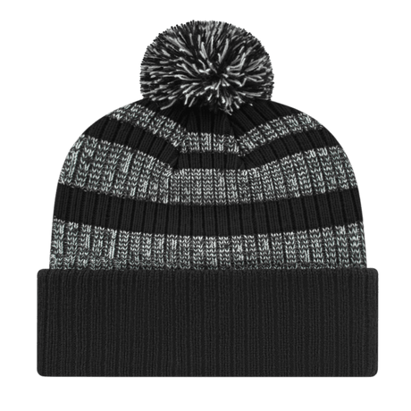 Cap America Heavy Ribbed Knit Cap with Cuff iK57 Red/White/Black Standard