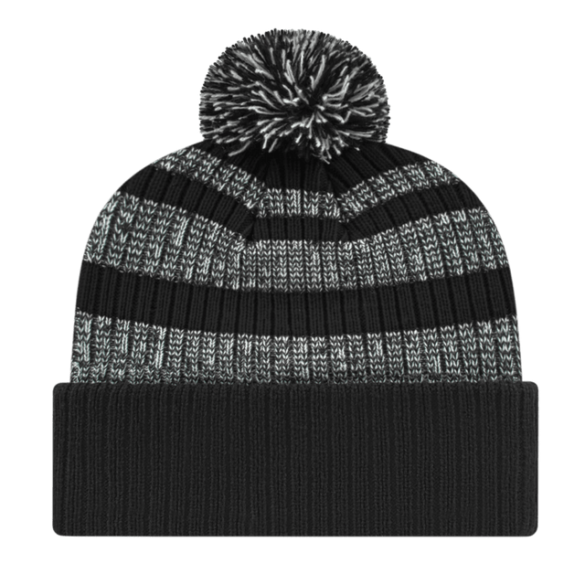 Cap America Heavy Ribbed Knit Cap with Cuff iK57 Red/White/Black Standard