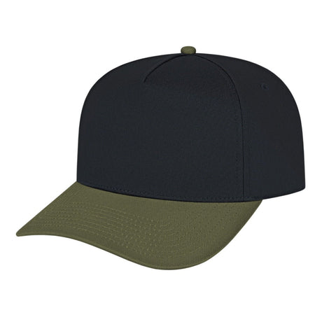 Cap America Hometown 5 Panel i3068 Black/Loden Standard Caps