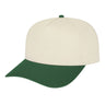 Cap America Hometown 5 Panel i3068 Cream/Dark Green Standard Caps