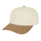 Cap America Hometown 5 Panel i3068 Cream/Khaki Standard Caps