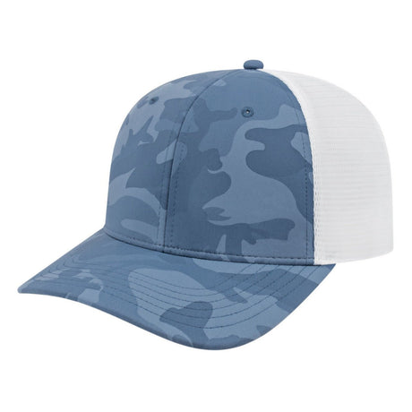 Cap America Horizon Camo Trucker Cap i2024 Light Blue/White Standard