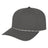 Cap America I3056 Summit Perforated Cap with Rope Charcoal with Charcoal/Cream Rope Standard Caps