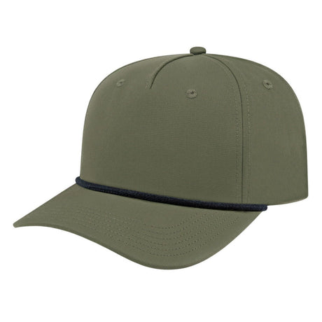 Cap America Icon Performance Rope Cap i7256 Olive with Black Rope Standard Caps