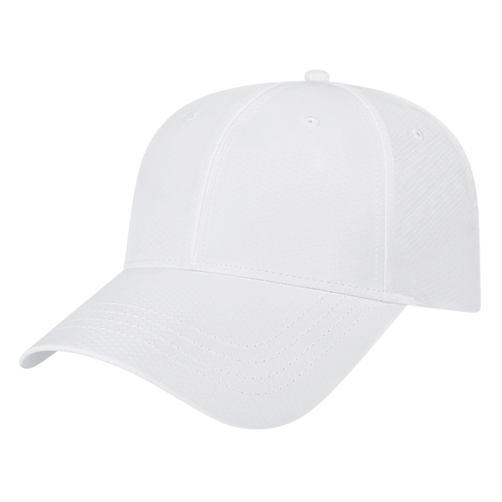 Cap America Lightweight Polyester Performance Cap i7035 White Standard