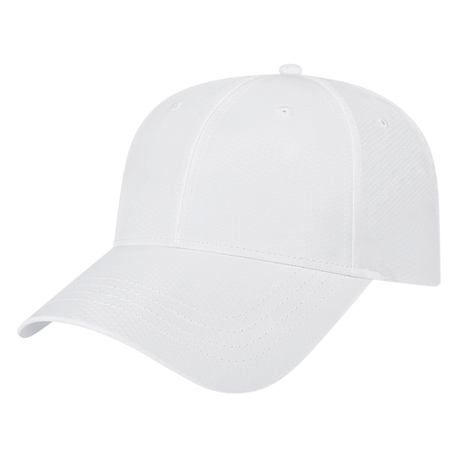 Cap America Lightweight Polyester Performance Cap i7035 White Standard