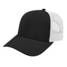 Cap America Low Profile Trucker Cap i3115 Black/White XS