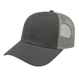 Cap America Low Profile Trucker Cap i3115 Charcoal/Gray OSFM