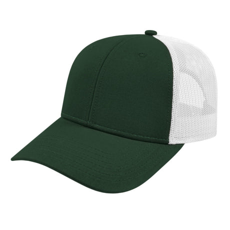 Cap America Low Profile Trucker Cap i3115 Forest/White OSFM