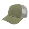 Cap America Low Profile Trucker Cap i3115 Olive/Gray OSFM