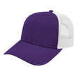 Cap America Low Profile Trucker Cap i3115 Purple/White OSFM