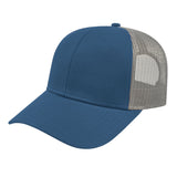 Cap America Low Profile Trucker Cap i3115 Sea Blue/Gray OSFM