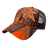 Cap America Orange Ridge Camo with Black Trucker Cap i2034 Orange Ridge Camo with Black Mesh Standard
