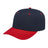 Cap America Original Poly/Cotton Snapback Cap i8505 Navy/Red Adult Caps
