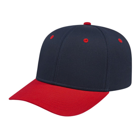 Cap America Original Poly/Cotton Snapback Cap i8505 Navy/Red Adult Caps