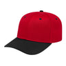 Cap America Original Poly/Cotton Snapback Cap i8505 Red/Black Youth Caps