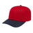 Cap America Original Poly/Cotton Snapback Cap i8505 Red/Navy Adult Caps