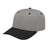 Cap America Original Poly/Cotton Snapback Cap i8505 Silver/Black Adult Caps