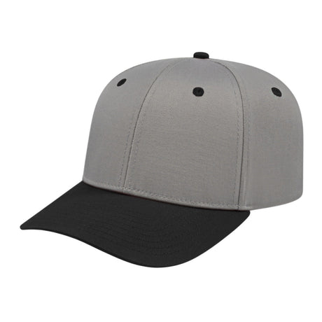 Cap America Original Poly/Cotton Snapback Cap i8505 Silver/Black Adult Caps