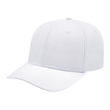 Cap America Original Poly/Cotton Snapback Cap i8505 White Adult Caps