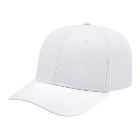 Cap America Original Poly/Cotton Snapback Cap i8505 White Adult Caps