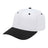 Cap America Original Poly/Cotton Snapback Cap i8505 White/Black Youth Caps