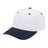 Cap America Original Poly/Cotton Snapback Cap i8505 White/Navy Youth Caps