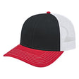 Cap America Original Trucker Cap i3028 Black/Red/White Standard Caps