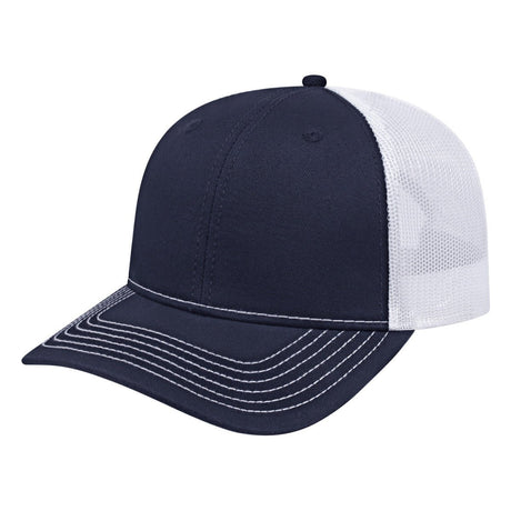 Cap America Original Trucker Cap i3028 Navy/White Standard Caps