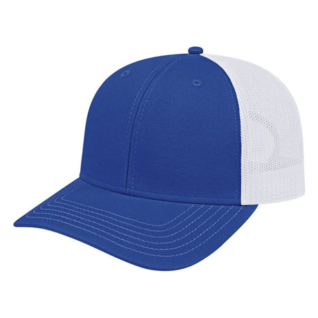 Cap America Original Trucker Cap i3028 Royal/White Standard Caps