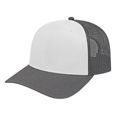 Cap America Original Trucker Cap i3028 White/Charcoal Standard Caps
