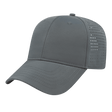 Cap America Perforated Polyester Cap i7038 Gray Standard