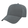 Cap America Perforated Polyester Cap i7038 Gray Standard