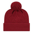 Cap America Premium Diagonal Weave Knit Cap with Cuff iK8554 Dark Heather Standard